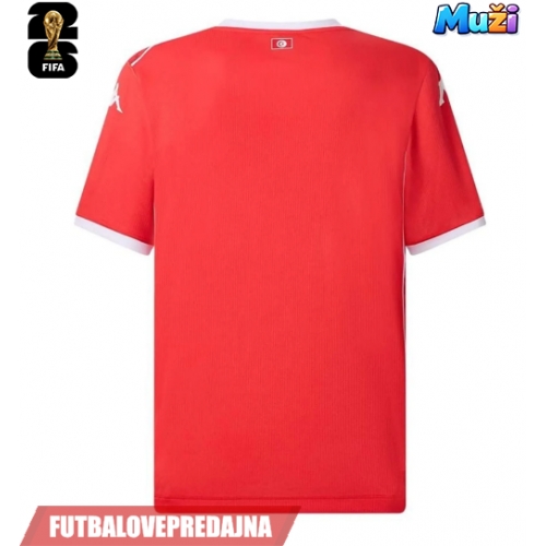 Lacne Muži Futbalové dres Tunisko MS 2026 Krátky Rukáv - Domáci